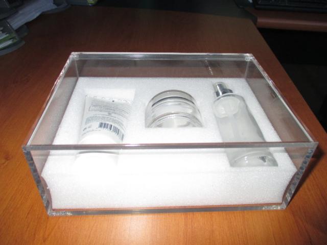 coffret cristal cosmétique